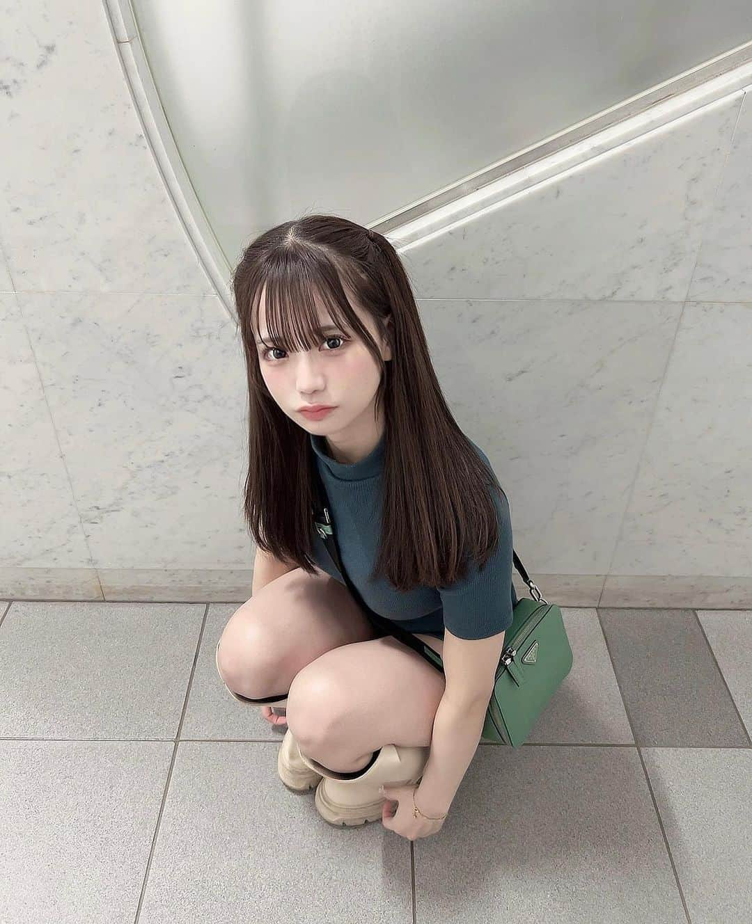 和田海佑さんのインスタグラム写真 - (和田海佑Instagram)「いま他の子みてたでしょ 〜 ？？  #NMB48 #アイドル #ハーフツイン #ootd #좋아요 #셀카 #팔로우 #데일리룩 #맞팔 #패션」10月14日 19時29分 - __pupu48__