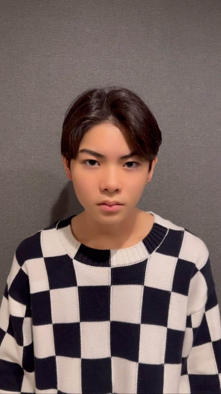 いおりくんTVのインスタグラム：「もう一度言ってみろって言ってんだよ！  #IORI #中学生 #中学生男子 #13歳 #演技 #寸劇」