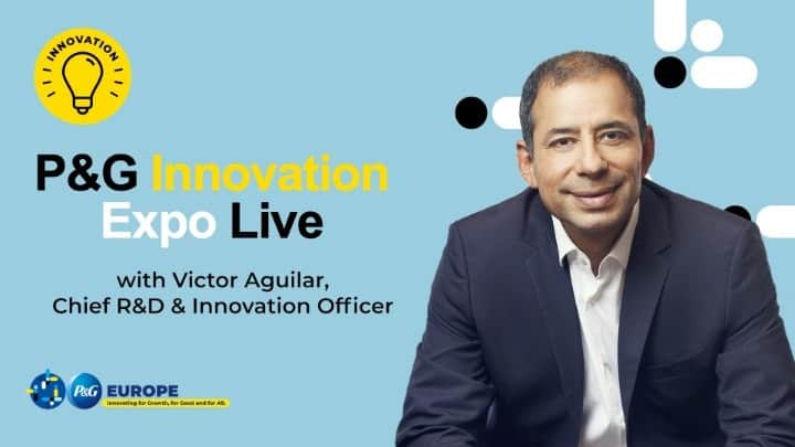 のインスタグラム：「P&G applies a unique innovation process, which combines a consumer-centric mindset with a science-based and innovation-enabled approach.   On our new P&G Innovation Expo Live #podcast, P&G leaders discuss the importance of innovation to drive accelerated growth, delight consumers and create value.  In this episode, Victor Aguilar, P&G’s Chief Research, Development & Innovation Officer, explains how we are setting a new standard in which consumers’ sustainability expectations are embedded across all vectors of superiority.  Tap the link in bio to listen to Victor’s full story and find out how we are raising the bar on innovation to achieve irresistible superiority.  #PGInnovation #PGInnoExpo2023」