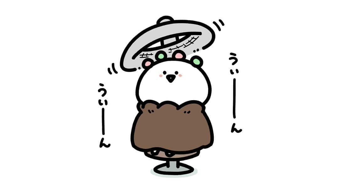 のインスタグラム：「パーマおぶ🌀  #イラスト #お文具さん」