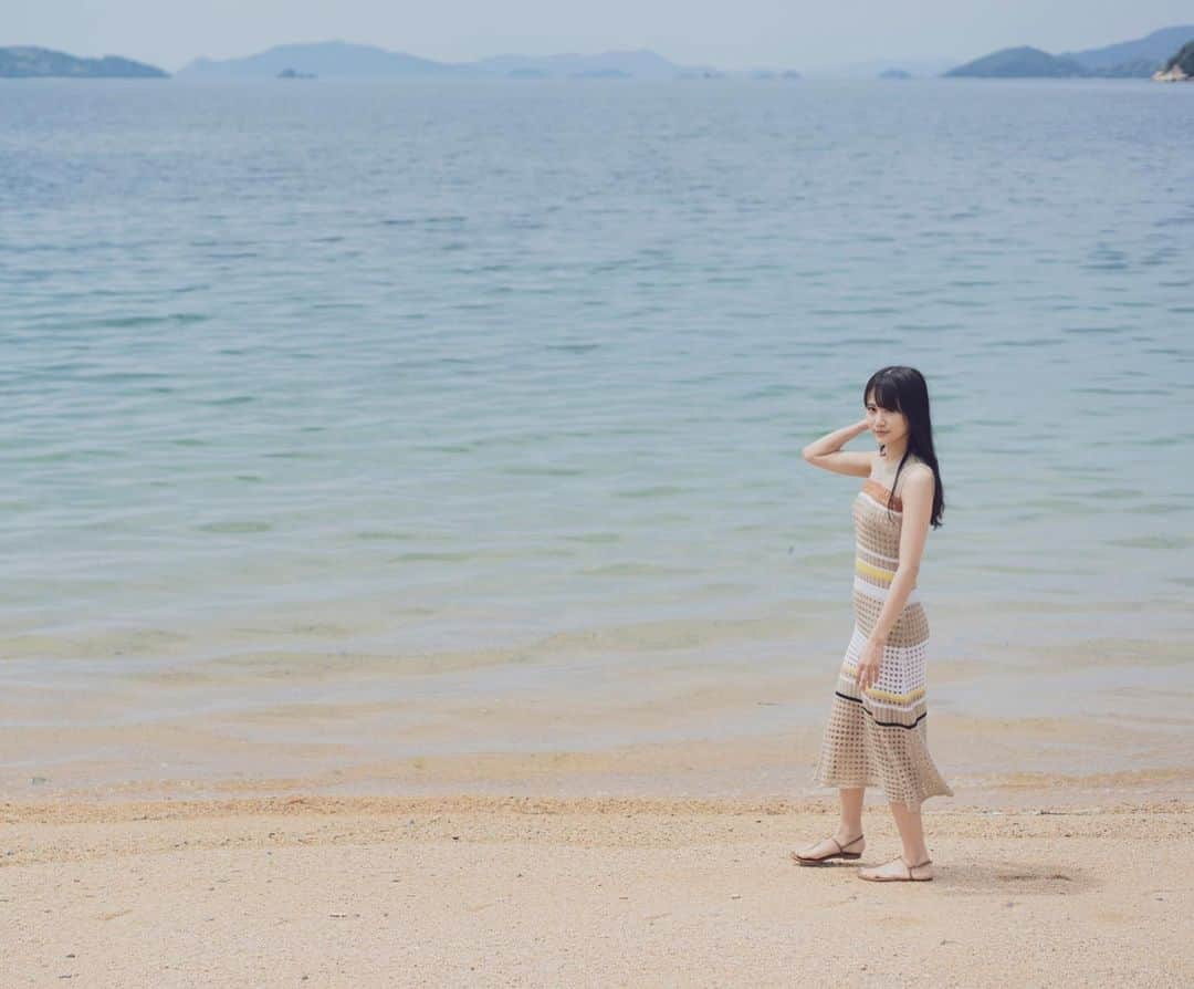 中村舞のインスタグラム：「♡♥ 海が綺麗でした🏖️ #BLT #オフショット」