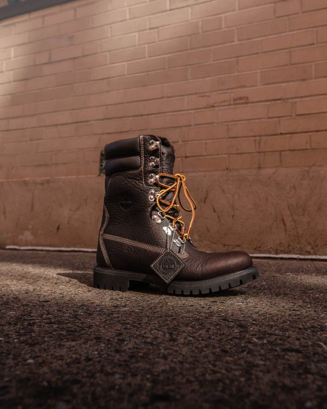 ティンバーランドのインスタグラム：「This is Not a Boot. It’s a SuperBoot.  This legendary pair of kicks proves that sometimes even an icon can get better. Crafted from Hazel Highway and Black waterproof leather for all weather exploration with a little something extra.  Available now.   #Timberland50 #BuiltForTheBold」