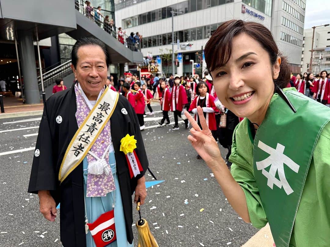 丹野みどりのインスタグラム：「挙母祭り‼️ 素晴らしい👍  感動した‼️  めちゃくちゃお世話になっている区長が最高責任者だった😆  素晴らしかったので 動画を沢山撮りました  編集をしてもらっていますのでお待ちくださいね💓  #国民民主党 #衆議院選挙 #衆議院議員選挙 #衆院選 #愛知県 #衆院愛知11区 #衆院 #愛知11区 #豊田市 #みよし市 #丹野みどり #挙母祭り」