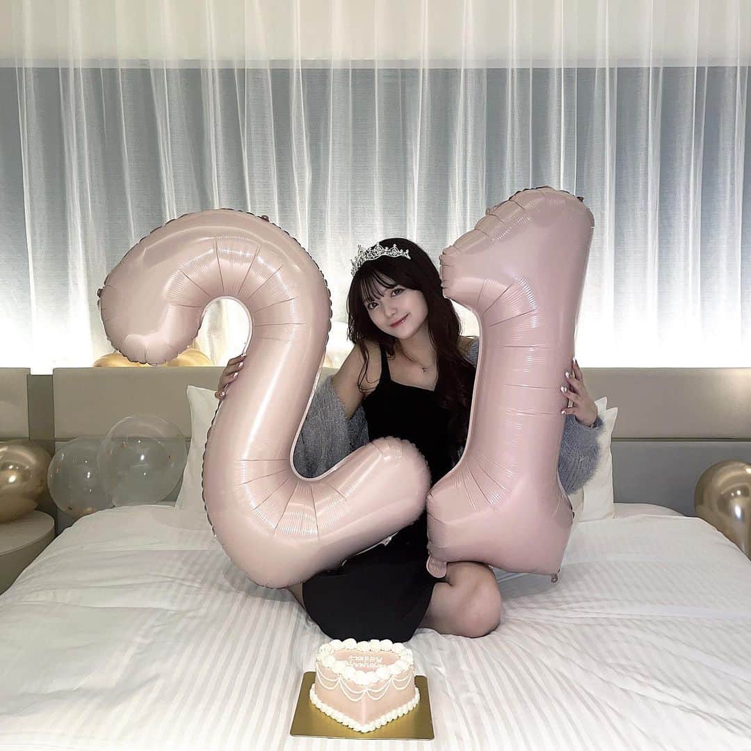 増田ねねのインスタグラム：「♡ 21歳𓂃🎀𓈒𓏸」