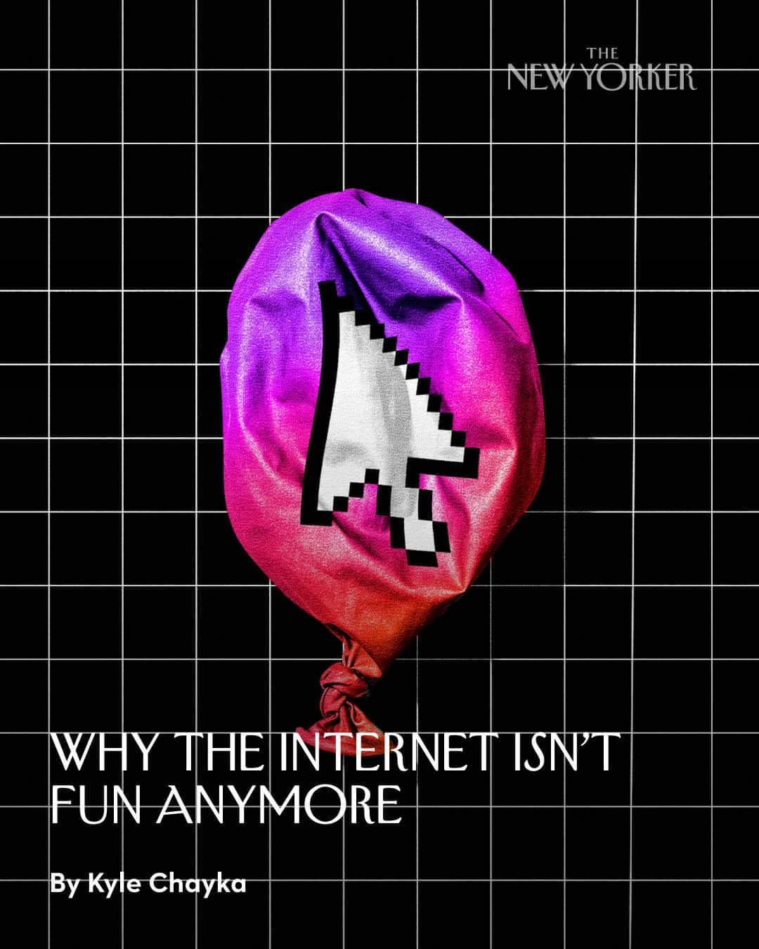 The New Yorkerのインスタグラム：「Remember having fun online? It meant stumbling onto a site you’d never imagined existed, or maybe even playing a little video game in your browser, @kchayka writes. These experiences don’t seem as readily available now as they were a decade ago. In large part, this is because a handful of giant social networks took over the open space of the Internet, centralizing and homogenizing our experiences through their own opaque and shifting content-sorting systems. But even this less-fun Internet—a place where we consumed the posts of our fellow-humans and posted in return—seems to be coming to an end, as the precipitous decline of X portends. At the link in our bio, Chayka writes about the degradation of our shared online spaces. Illustration by Nicholas Konrad (@iguessnick) / The New Yorker; Source photograph by Getty.」