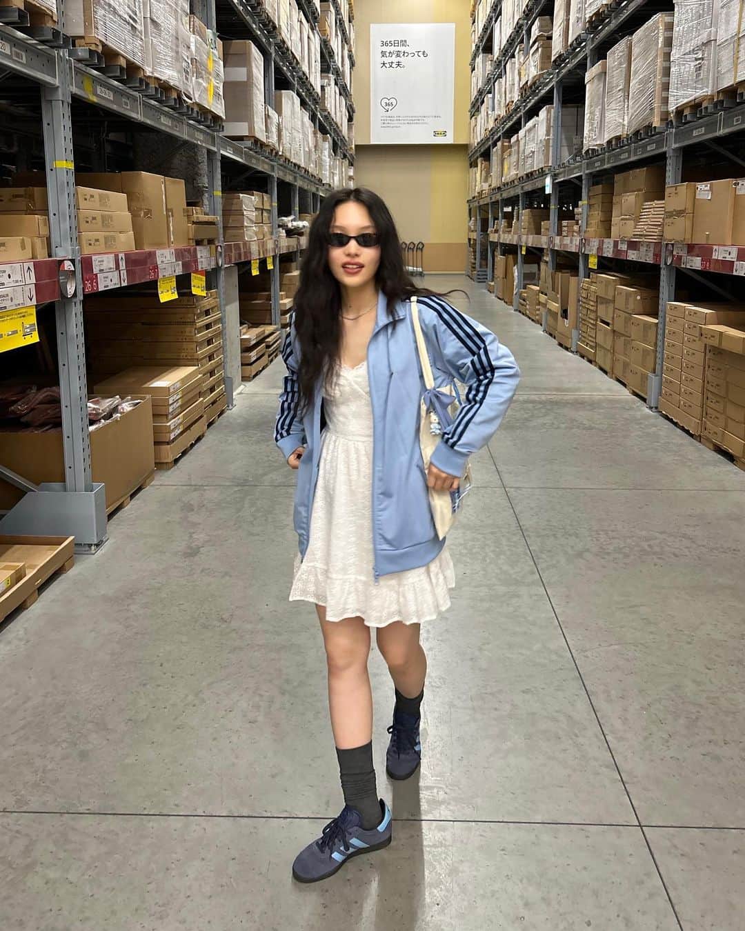 江崎ななほのインスタグラム：「IKEAのご飯大好き写真ないけど 色々買った」