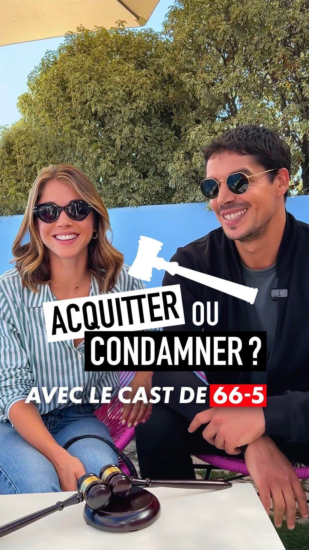 アリス・アイザズのインスタグラム：「Pour ou contre stalker ses ex ? L’ananas sur la pizza ? Les Crocs ?  Retrouvez Alice Isaaz et Raphaël Acloque dans la Création Originale 66-5, seulement sur CANAL+」