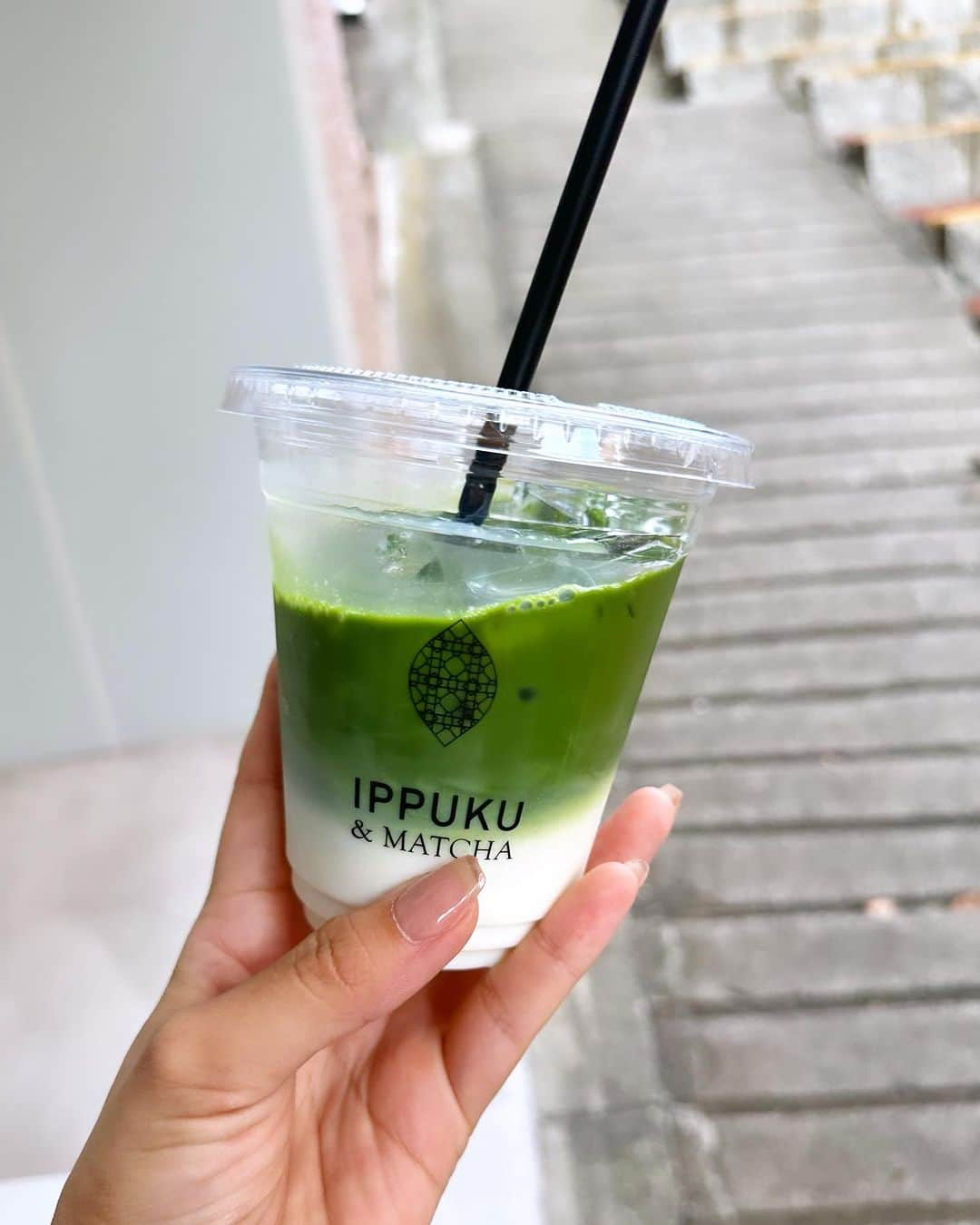 夏江紘実さんのインスタグラム写真 - (夏江紘実Instagram)「. やっと行けたいっぷくまっちゃIPPUKU & MATCHA💚🍵💭 . 抹茶好きは幸せな空間🤤💚 . . #ippukuandmatcha #代々木上原」10月14日 23時38分 - kaehiromi