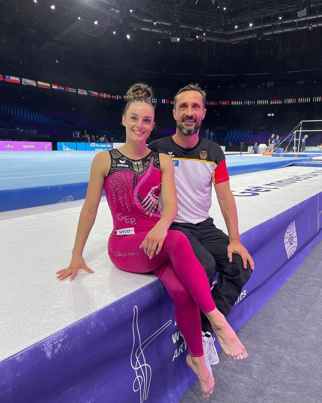 ポーリーヌ・シェーファーさんのインスタグラム写真 - (ポーリーヌ・シェーファーInstagram)「Recap World Championships:   I promised to share my thoughts about the experiences, so here they are!  The journey to the World Championships was certainly a challenging one. I faced injuries, self-doubts, and countless obstacles along the way. However, I never gave up and worked relentlessly to earn my spot in the team again. I poured my heart, soul, and effort into achieving my goals, and it paid off.  In the end, I am proud to say that I am again one of the best athletes in the world. Not only that, I also secured my qualification for the upcoming Olympics in Paris, which is an absolute dream come true.  While I may feel a bit disappointed about how the beam final went, I refuse to see it as a loss. Instead, I view it as another opportunity for growth and improvement. There is still potential, this is not the end of my journey, and this is the most valuable lesson I took from the experience.  One area where I aim to focus and develop further is my self-confidence during my performances. I acknowledge that I have room to grow in this aspect, and I am determined to gain that extra boost of belief in myself.  Competing in the same arena as I did ten years ago was an incredible experience. It made me realize how far I have come. I am proud of the sustainable work I have developed, enabling me to continue doing high level gymnastics.  Lastly, I want to express my pride for my teammates. We faced numerous challenges and setbacks leading up to the World Championships. From injuries to other problems, we never lost our belief that we could overcome. Each setback only motivated us to put in even more effort. Thank you all for creating such a supportive and empowering environment.  #team #worldchampionships #roadtoparis2024 #olympics #passion  #workhard」10月15日 1時29分 - pauline_schaefer