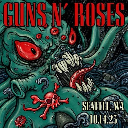 Guns N' Rosesさんのインスタグラム写真 - (Guns N' RosesInstagram)「Seattle, it’s been too long! Who’s comin’ out tonight?」10月15日 1時32分 - gunsnroses