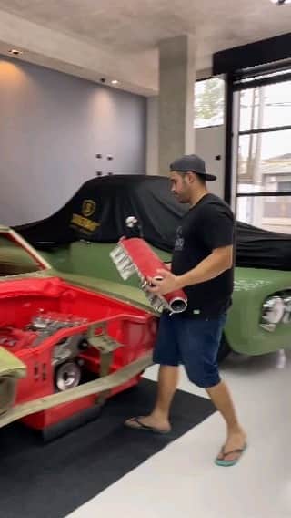 Classics Dailyのインスタグラム：「Ford Maverick With a Ferrari Engine! Credit @_nandosa  _ #Classic #classics #Classiccar #classiccars #americanmuscle #Musclecar #Musclecars #car」