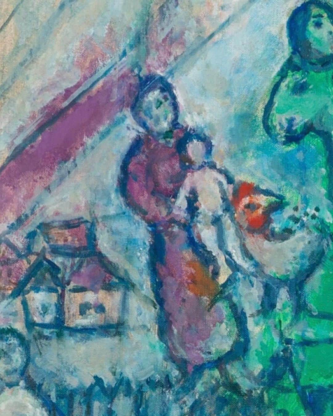 サザビーズさんのインスタグラム写真 - (サザビーズInstagram)「Can you spot some of the recurring themes in Marc Chagall’s oeuvre? The artist created ‘Le peintre et sa vision des couples en rouge, bleu et vert’ (1981) when he was 94 years old, and it is both a synthesis of his pictorial language and a moving look back on his life.   The rooster, a painter at his easel, village rooftops—to name a few. Swipe for a closer look.   The work will be offered in the #SothebysParis Modernités sale, presented in partnership with @celine on 19 October, and the exhibition is now open to the public in our Paris galleries until 19 October. More details at the link in bio.   #SothebysModern #MarcChagall #Chagall #ParisPlus」10月15日 2時30分 - sothebys