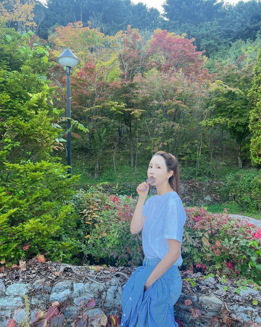 イ・ダヘさんのインスタグラム写真 - (イ・ダヘInstagram)「#가을🍁 #bbq🥩」10月15日 12時34分 - leedahey4eva