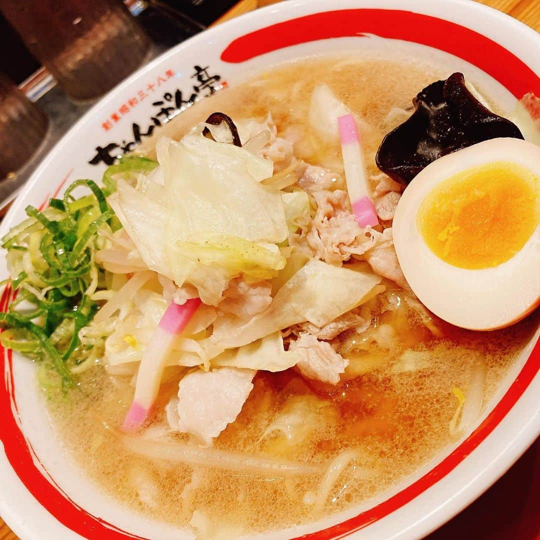 藤原絵里のインスタグラム：「・ ご馳走さまでした🍜 ・ #近江ちゃんぽん #ちゃんぽん亭」