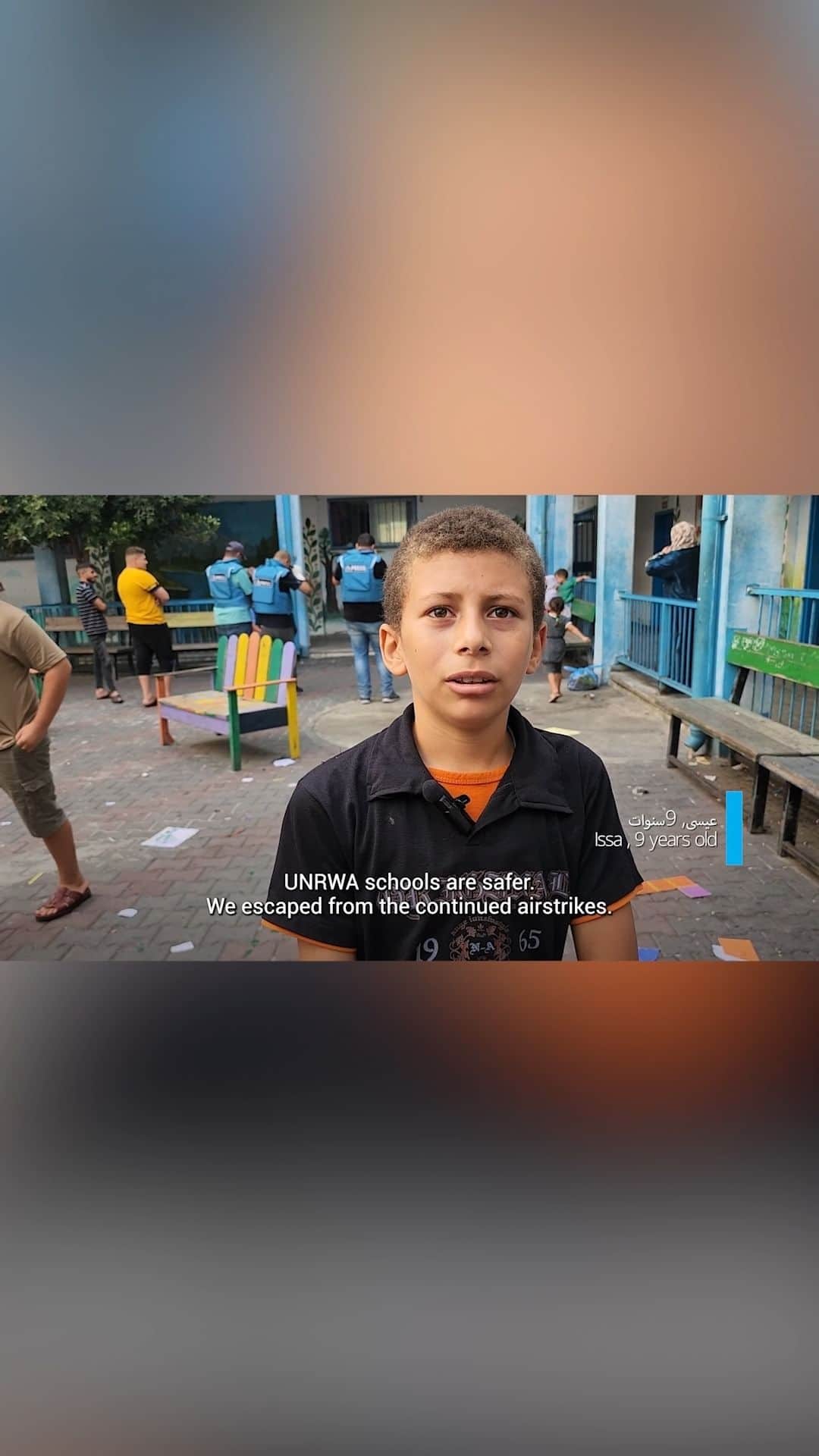 のインスタグラム：「“There is no clean drinking water, no sufficient food, and no bathrooms.”  Time is running out for children in Gaza. UNICEF is continuing to respond to their critical needs but access is becoming increasingly difficult and dangerous.  You can help support our work by clicking the link in our bio.」