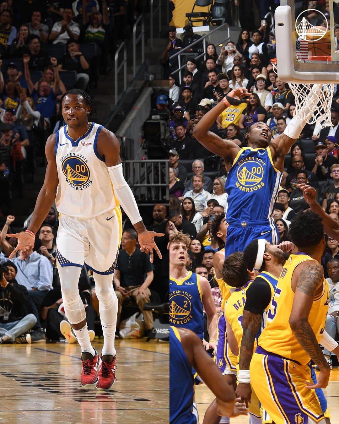 ゴールデンステート・ウォリアーズのインスタグラム：「Scoring leader in back-to-back games  Jonathan Kuminga」