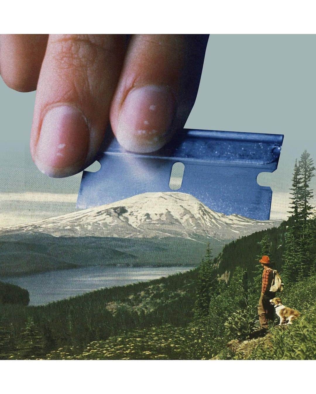 高岡周策さんのインスタグラム写真 - (高岡周策Instagram)「A group of collages with mountain motifs. #collageart」10月15日 7時24分 - shusaku1977
