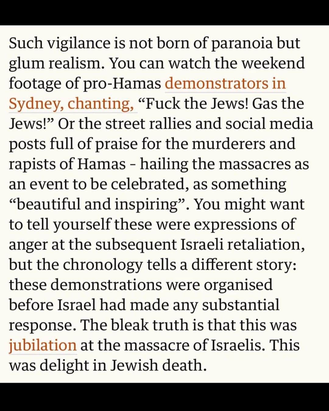 ジョーイ・キングさんのインスタグラム写真 - (ジョーイ・キングInstagram)「PLEASE READ TIL THE END!!!  I have found it impossible to write something to accurately describe what I’m feeling. Some of your Jewish friends have been silent for this reason, and because they are also dealing with the pain of this in their real lives which precedes taking to social media. Thank you to Jonathan Freedland for your words.」10月15日 7時31分 - joeyking