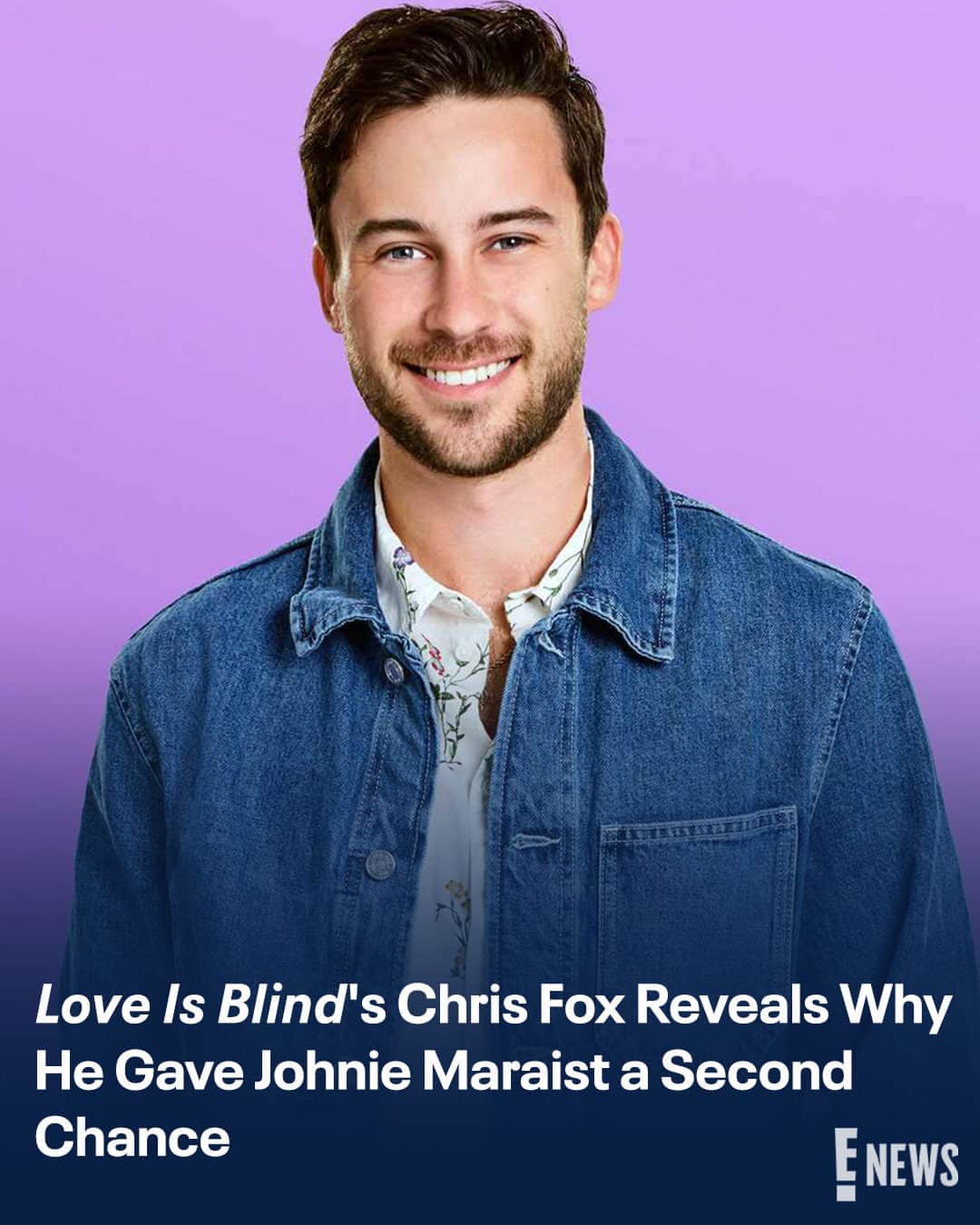E! Onlineさんのインスタグラム写真 - (E! OnlineInstagram)「Oh my pod. 👀 #LoveisBlind star Chris Fox spills the tea you didn't see at the link in bio. (📷: Monty Brinton/Netflix)」10月15日 9時00分 - enews