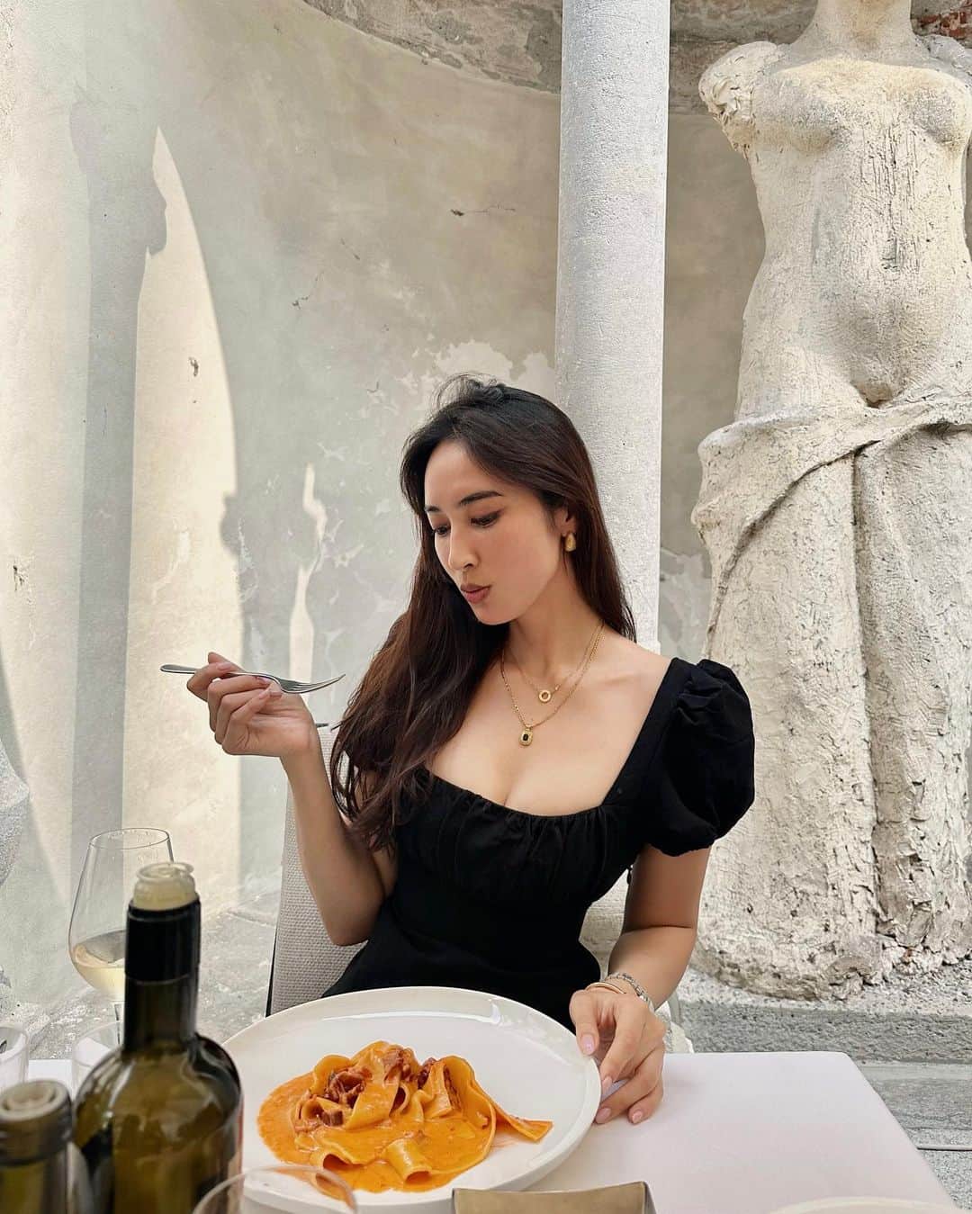 立野リカのインスタグラム：「🇮🇹🍕🍝🛵💨」