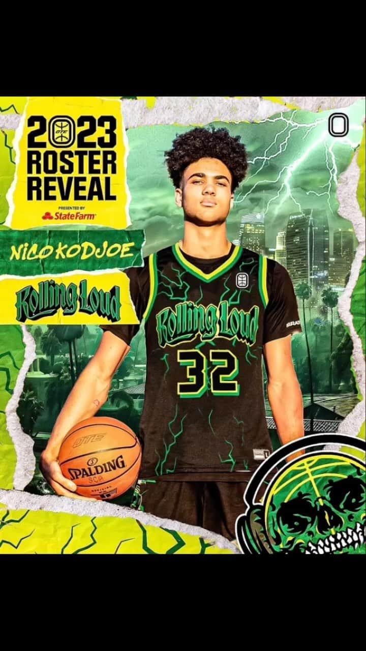 ボリス・コジョーのインスタグラム：「Auf geht’s Nico. ❤️💪🏾🏀🇩🇪  @rollingloud.ote A true global hooper 🌍. Can’t wait to see @nico.kodjoe turn up this season.」
