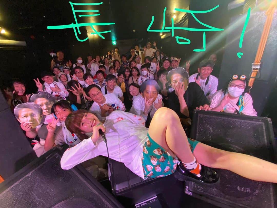 のインスタグラム：「初めての長崎ライヴ！！！！！！！！！！！！！！！  あったかく迎えてくれて嬉しかった。心ほかほかや。また絶対に来るね！！！！！！！ 福山雅治いっぱいいた。」