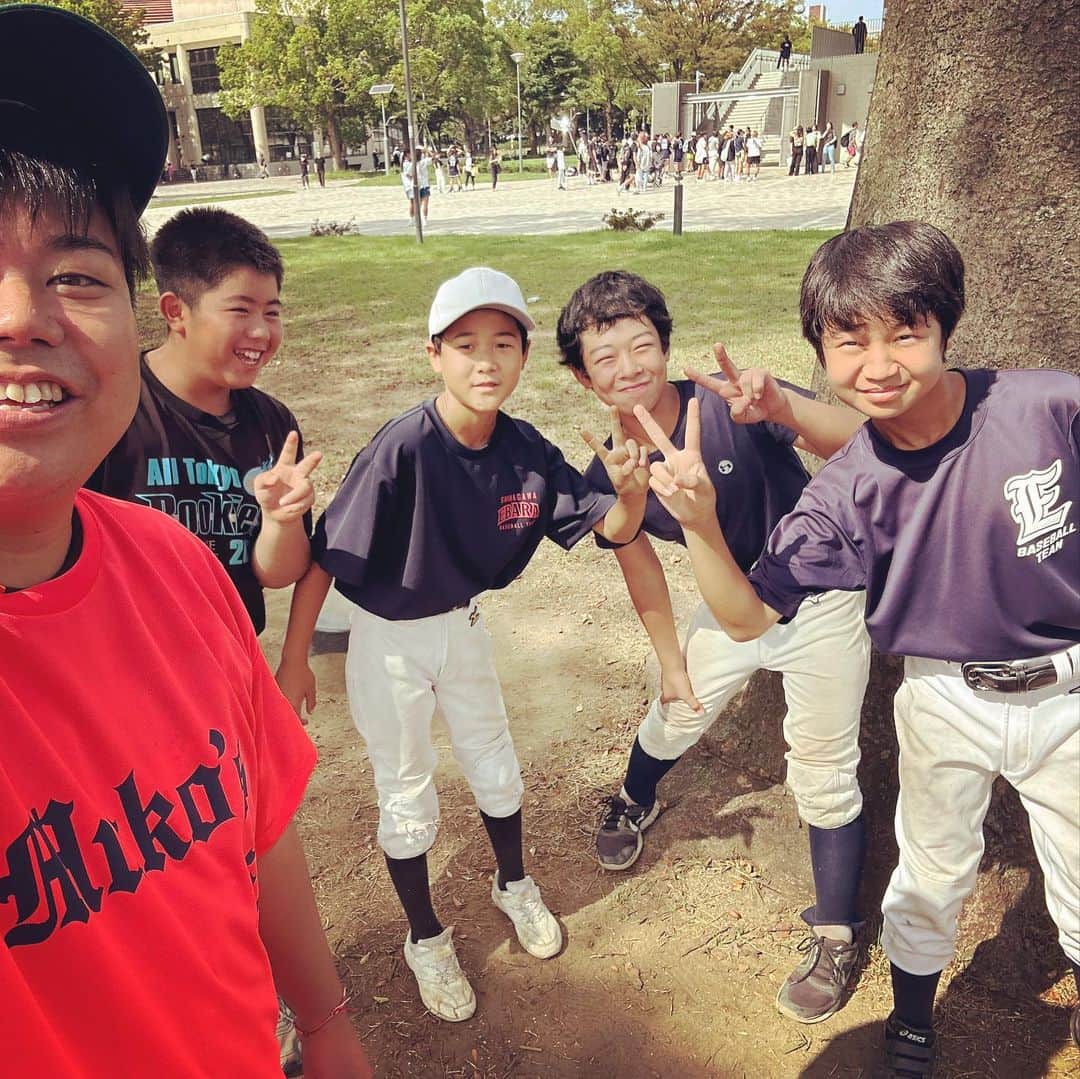野球YouTuber向さんのインスタグラム写真 - (野球YouTuber向Instagram)「・  最近出会った野球少年少女たち  #出会えばみなムコウズ」10月15日 11時10分 - 89youtuber_muko