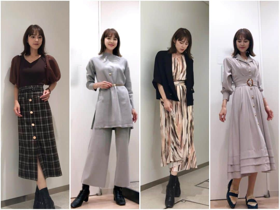 佐藤由季のインスタグラム：「昨日のショップチャンネル @shopch.jp @sharp_japan  #シャープ #プラズマクラスター  #セラミックファンヒーター  #加湿空気清浄機 #プラズマクラスターNEXT  #ドライヤー  ご覧いただいた皆さん ありがとうございました😊 売り切れ続出で嬉しい限りでした🥰  衣装は#EmiriaWiz @emiriawiz_official さん👗からお借りしました♡ エミリアさんのお洋服は シルエットがとっても綺麗✨ 可愛くも大人っぽくも着られるのが お気に入りでした💕 今回も素敵な衣装を ありがとうございました！！  #ショップチャンネル  #SHARP  #商品アドバイザー  #フリーアナウンサー  #佐藤由季  #衣装提供  @emiriawiz_official  #靴やジャケット小物などは私物で合わせています  #ファッション大好き 👗」