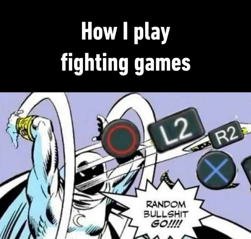 9GAGさんのインスタグラム写真 - (9GAGInstagram)「When you play a fighting game for the first time. Follow @gametaster for more gaming memes - #games #moonknight #memes #9gag」10月30日 7時00分 - 9gag