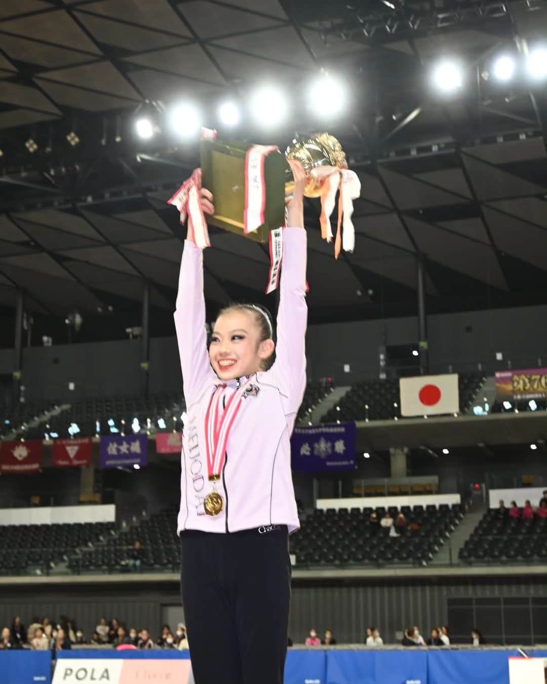 日本体操協会さんのインスタグラム写真 - (日本体操協会Instagram)「第76回全日本新体操選手権大会🇯🇵10/28 * 女子個人総合結果 1位　#鶴田芽生　 2位　#喜田未来乃　 3位　#鈴木菜巴　　 4位　#松坂玲奈　 5位　#岡田華英　 6位　#島﨑もも　 7位　#小西野々花　 8位　#安藤愛莉　 　 大会情報ページ👉️ https://www.jpn-gym.or.jp/rhythmic/event/34999/  #全日本新体操選手権 #2023RGALLJAPAN #新体操 #rhythmicgymnastics #男子新体操 #mensrhythmicgymnastics」10月30日 7時25分 - gymnasticsjapan