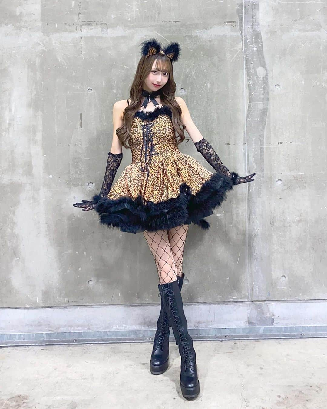 野村実代さんのインスタグラム写真 - (野村実代Instagram)「今年のハロウィンは''女豹''🐅♡ ⁡ ⁡ ⁡ ⁡ #SKE48#アイドル#idol #衣装#コスプレ#猫 #ハロウィン#halloween#ハロウィンコスプレ#03#fyp」10月29日 22時34分 - miyomaruko_0201