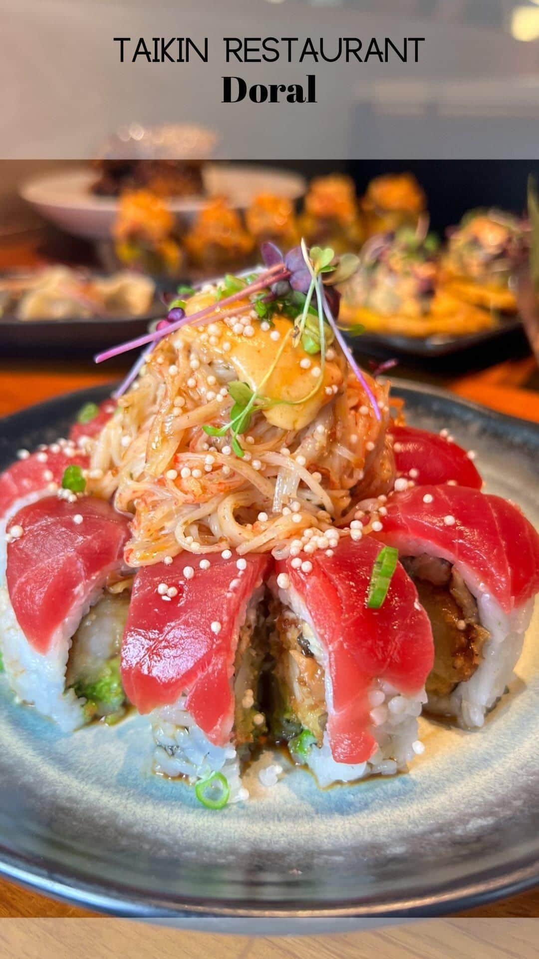 Cesar Gonzalez Cocineroのインスタグラム：「Must Try Sushi Spot in Doral. 🍣💕 @taikinrestaurant   Taikin Restaurant is a fusion of Japanese flavors with Latin twists. 🍱   You can Order Online at TaikinRestaurant.com  or by phone📱786.648.5366  Delivery Promos 🚗 🛍️   Online 2 x $32  You can choose 2 sushi rolls + 1 appetizer or Orange BBQ Ribs, Chaufa Fried Rice or Noodles + appetizer.  You can combined them!  📍7450 NW 104th Ave C-101, Doral, FL 33178  #fashioneattreavel #taikin #taikinrestaurant #taikindoral #doral #doralrestaurants #sushi #sushirestaurants #sushimiami #asianrestaurants #miami #miamirestaurants #miamifoodie」