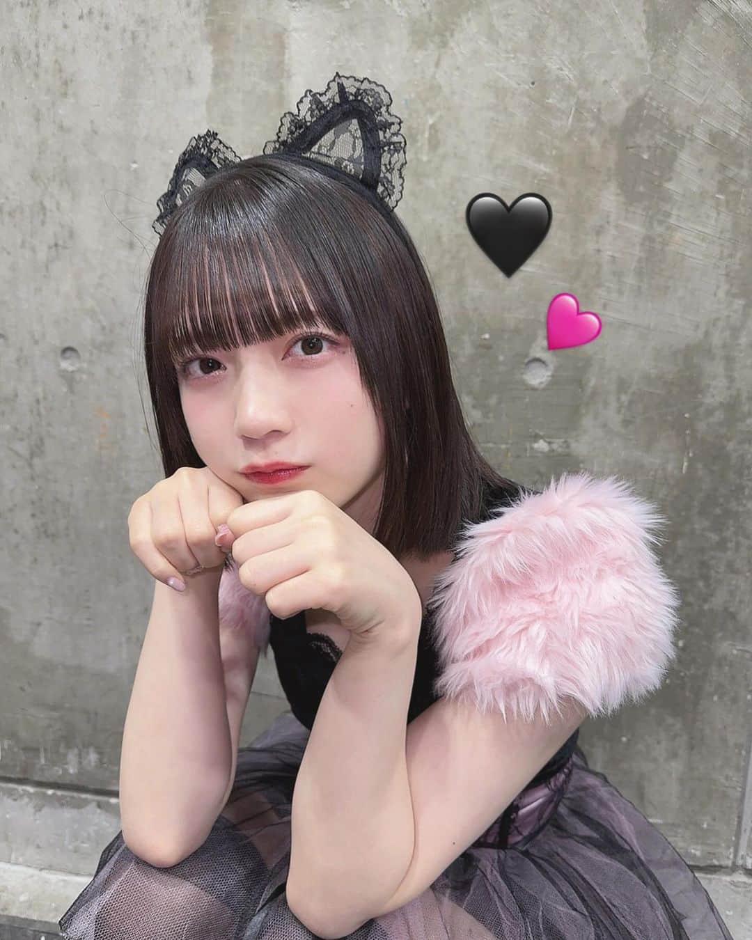 坂本真凛さんのインスタグラム写真 - (坂本真凛Instagram)「にゃん🐾 #halloween #cosplay #idol #ハロウィン #猫コスプレ #偶像 #ボブ #ボブヘアアレンジ #02」10月29日 23時34分 - marin_ske48