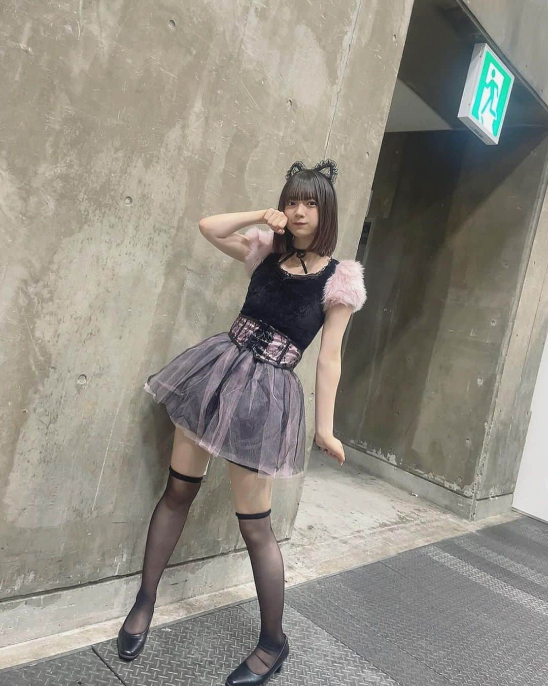 坂本真凛さんのインスタグラム写真 - (坂本真凛Instagram)「にゃん🐾 #halloween #cosplay #idol #ハロウィン #猫コスプレ #偶像 #ボブ #ボブヘアアレンジ #02」10月29日 23時34分 - marin_ske48
