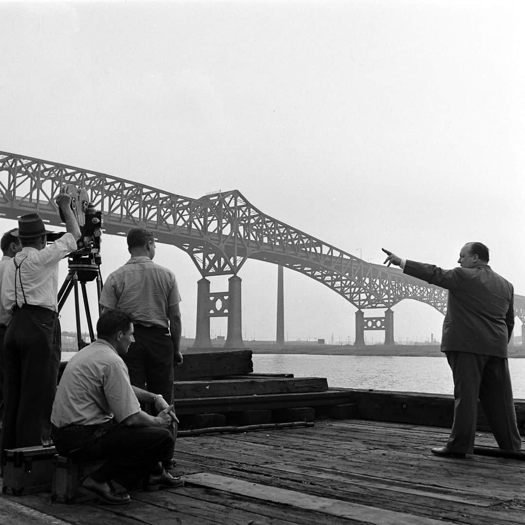 lifeのインスタグラム：「Scenes from the film set "Shadow of a Doubt" directed by Alfred Hitchcock, 1942.   Hitchcock also "directed" an article for LIFE Magazine in 1942 - click the link in bio to see more! 📽️🎞️  (📷 William Vandivert, J.R. Eyerman/LIFE Picture Collection)   #LIFEMagazine #LIFEArchive #LIFEPictureCollection #WilliamVandivert #JREyerman #AlfredHitchcock #Film #Director #BehindtheScenes」