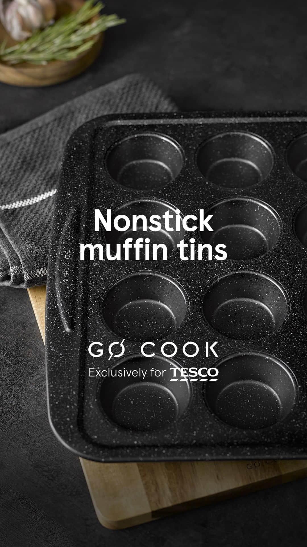 Tesco Food Officialのインスタグラム：「Make the fluffiest Yorkshire puds every time with this nonstick muffin tray from Go Cook, Exclusively for Tesco. Head to the link in bio to shop the full range.」
