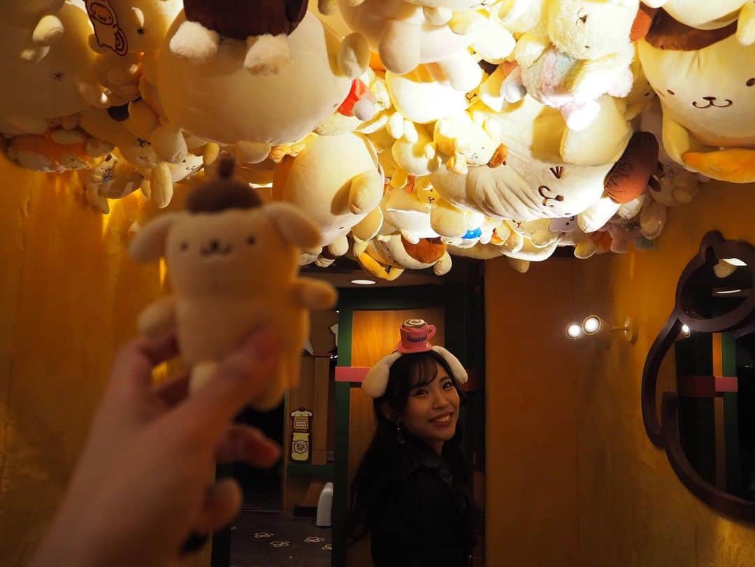 のインスタグラム：「. . ぽむ💛🤎 . #サンリオ #サンリオピューロランド  #ピューロランド #ポムポムプリン」