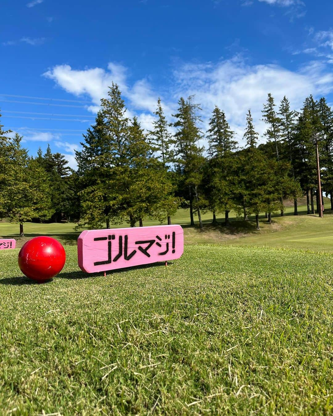 東尾理子さんのインスタグラム写真 - (東尾理子Instagram)「ラウンド⛳️ 初めての #gmg八王子ゴルフ場  アップダウンあって、小さな砲台グリーン、ミート率高い球を求められるコースで、楽しかったです♪  長い旗🚩 最近はピン刺したままになったけど、ルール改定前は両手でよっこいしょ、って抜いてたのかな、、、  若者がただや格安でゴルフに親しめる #ゴルマジ  良い取り組みだよね💡  日が暮れるの、早くなってきたね🌇  #ゴルフ #パームスアンドコー」10月30日 1時14分 - rikohigashio