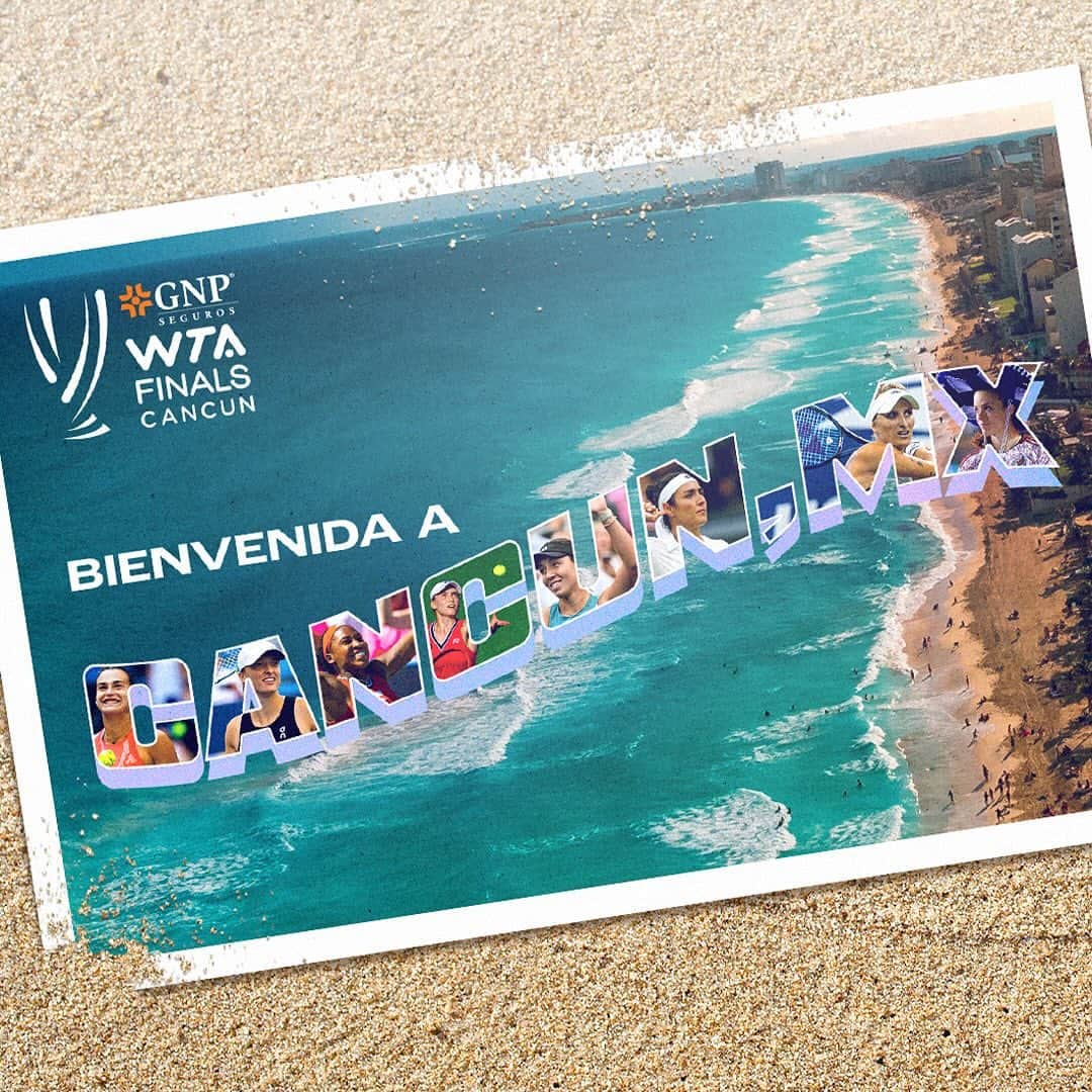 WTA（女子テニス協会）のインスタグラム：「A postcard from ✨ 𝗣 𝗔 𝗥 𝗔 𝗗 𝗜 𝗦 𝗘 ✨  #WTAFinals」