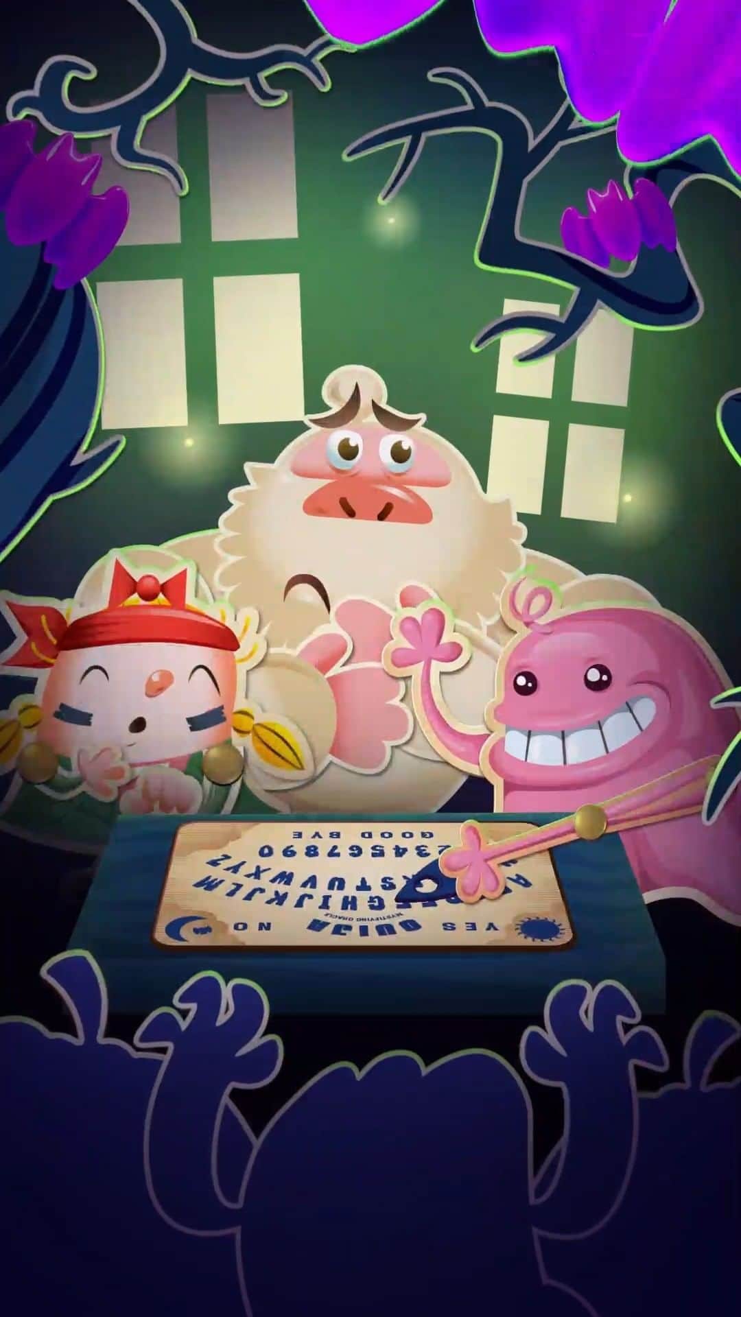 Candy Crushのインスタグラム：「we swear we didn't move it ourselves 👻」