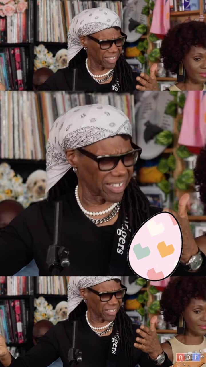 ナイル・ロジャースのインスタグラム：「Did anyone happen to catch the #EasterEgg during our #TinyDeskConcert?  #Here's a hint.. "That boy good!"  Nile Rodgers & CHIC on #TinyDesk...  🥚🥚EASTER EGG🥚🥚  Watch the full episode here: https://youtube.com/nilerodgers  #LinkInBio  #tinydeskconcerts #tinydeskconcert @daftpunk」