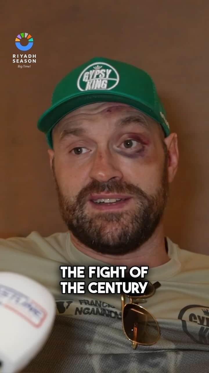タイソン・フューリーのインスタグラム：「Tyson Fury SPEAKS OPENLY about his S/D win over #francisngannou and upcoming undisputed fight with #usyk | Watch the full interview via link on our bio or the Boxing King Media YouTube Channel. . #riyadhseason has just begun | #furyngannou」