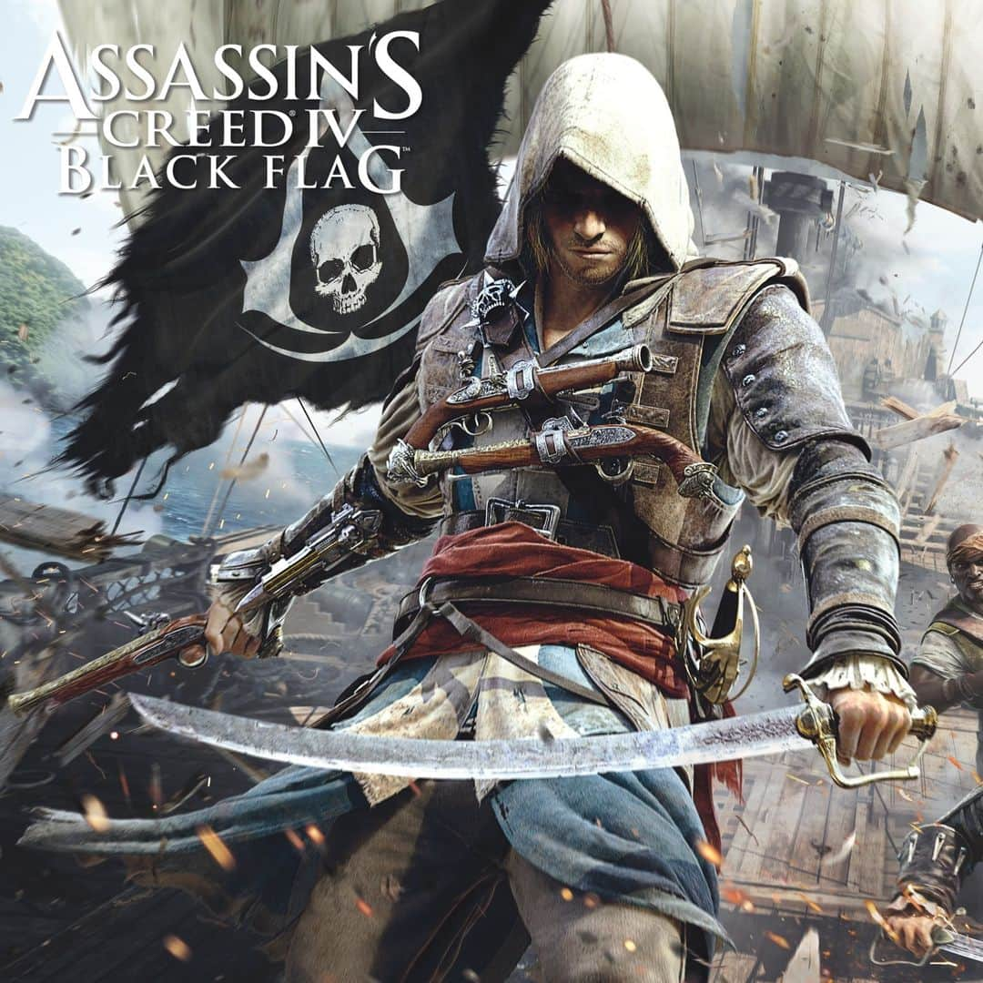 アサシン クリードのインスタグラム：「Today, we're celebrating the 10th anniversary of Assassin's Creed IV Black Flag!  Over 34 million pirates have embarked on this unforgettable adventure through the Caribbean. Thank you for taking this journey with us! What is your favorite memory from the game?  #AssassinsCreed」