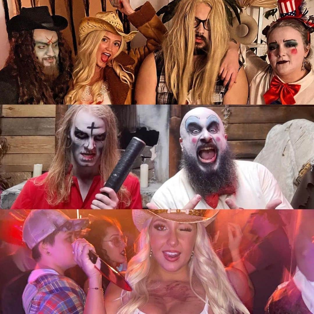 ロブ・ゾンビのインスタグラム：「The CORPSE-HEADS are out in full force this Halloween 🎃 #houseof1000corpses」