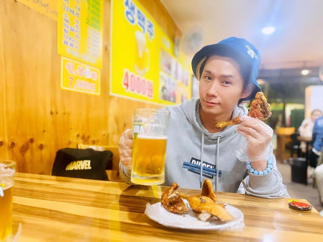 川上大輔のインスタグラム：「かんぱい🍻」