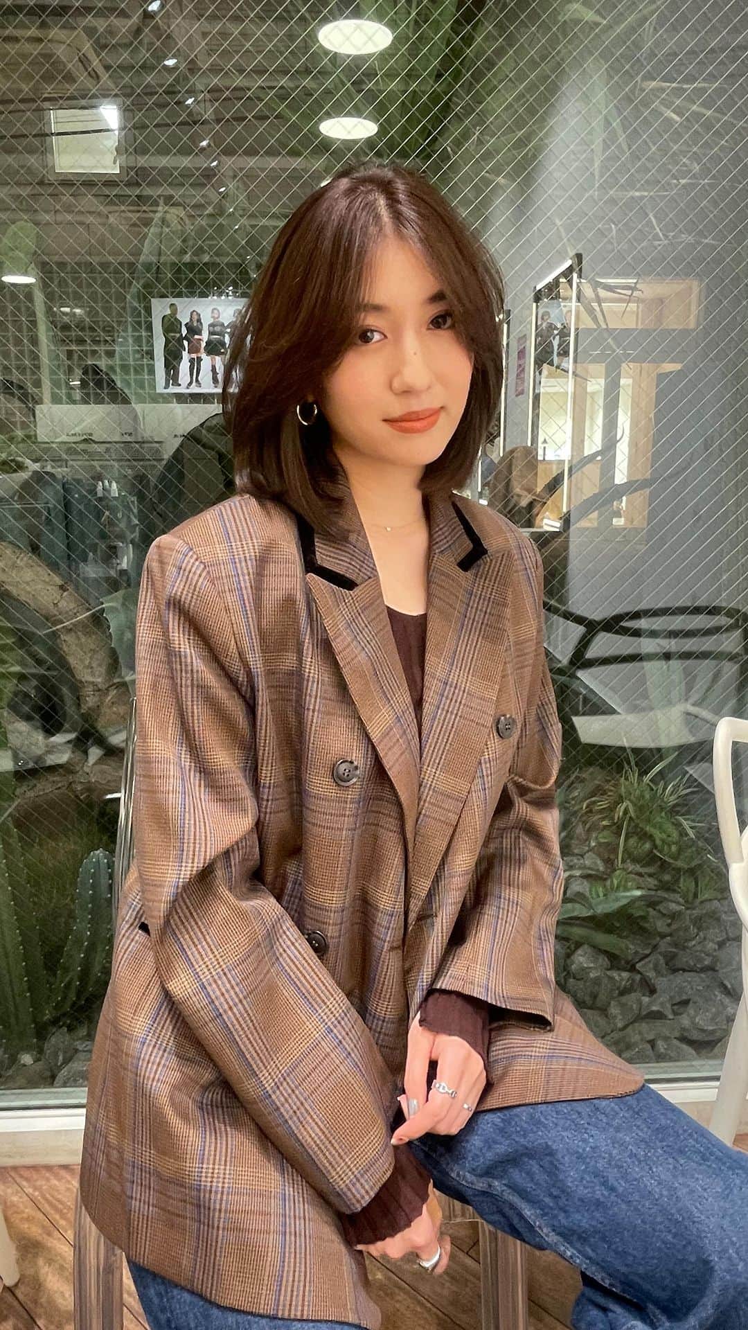神能裕貴のインスタグラム：「重ため前上がりレイヤーボブ😍  #bob #hair #bobhaircut  #layercut」