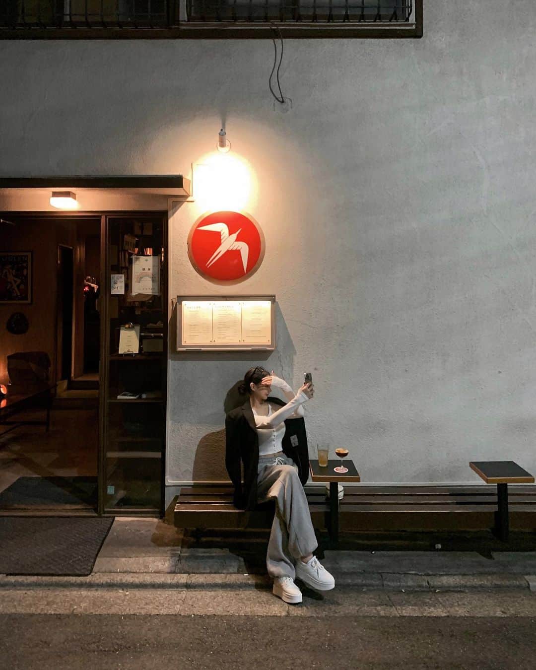 ジヒョンのインスタグラム：「- 나도 핫플 👻」