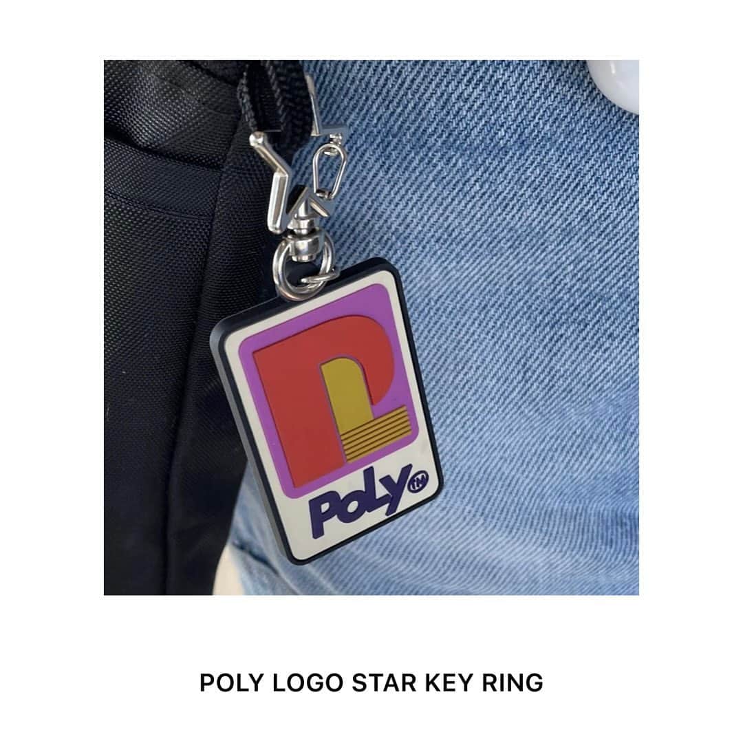 POLYのインスタグラム：「Episode.1&2 の販売も 残り1時間半となりました。 小物はキーリングのみになりますがお取り扱いございます、こちらもぜひお楽しみください✴︎」