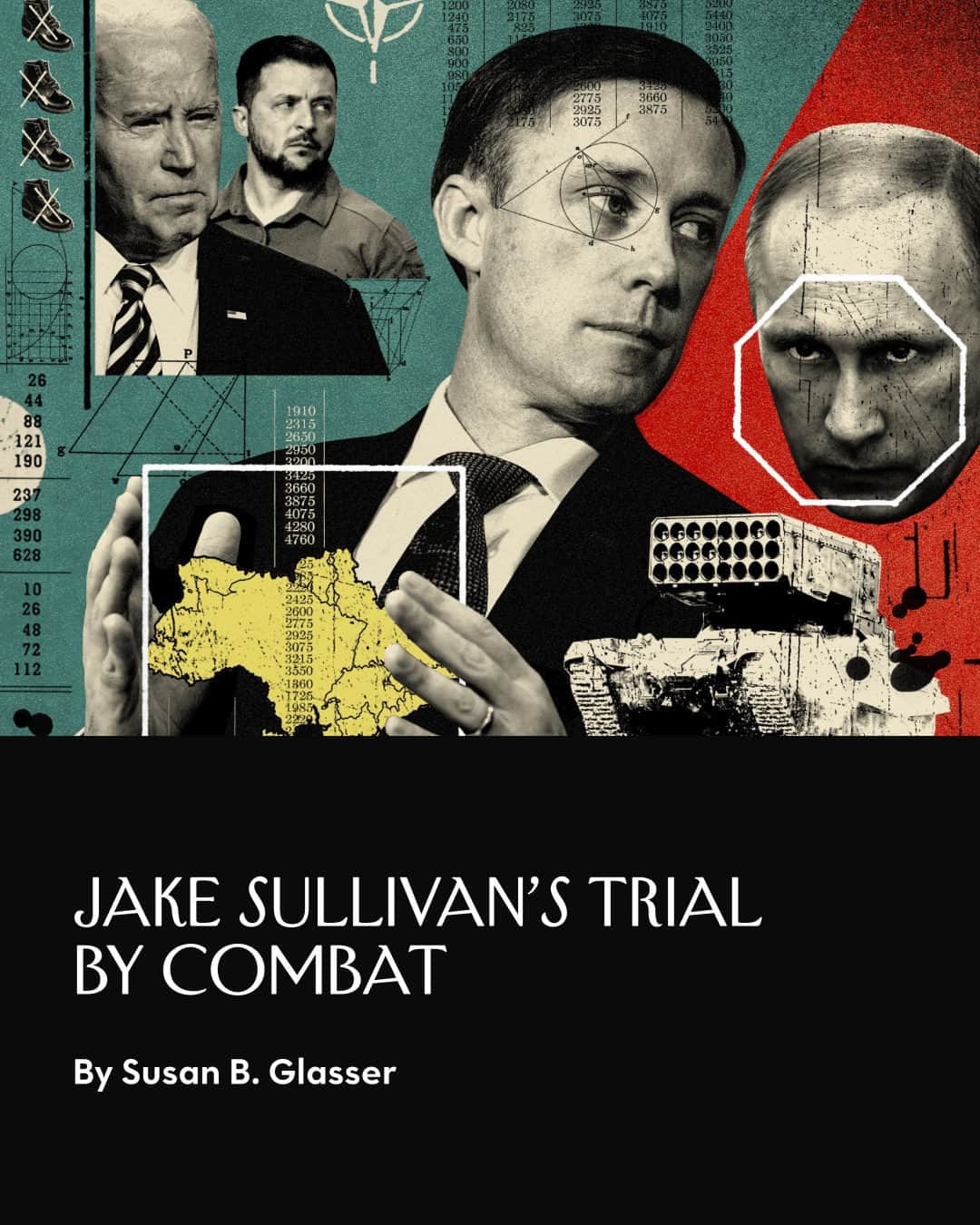 The New Yorkerのインスタグラム：「At nearly every stage of the war in Ukraine, the Biden Administration has faced sharp questions about the nature and the durability of the U.S commitment. The task of leading the White House through treacherous political terrain has fallen to Jake Sullivan, the President’s national-security adviser. “He’s the quartermaster of the war—and everything else,” a former U.S. ambassador to NATO said. But some believe that Sullivan’s rigorous approach has led to paralysis by analysis, and that the Administration’s equivocation has had real consequences on the trajectory of the war. “They made a big mistake,” President Obama’s former chief Mideast peace negotiator said. “They self-deterred. That affected every move—that cautious incrementalism which we can now see with the benefit of hindsight was unnecessary.” At the link in our bio, Susan B. Glasser looks at the White House’s fraught response to the Russian invasion—and how Sullivan has managed it. Photo illustration by @davidplunkert; Source photographs from Getty.」