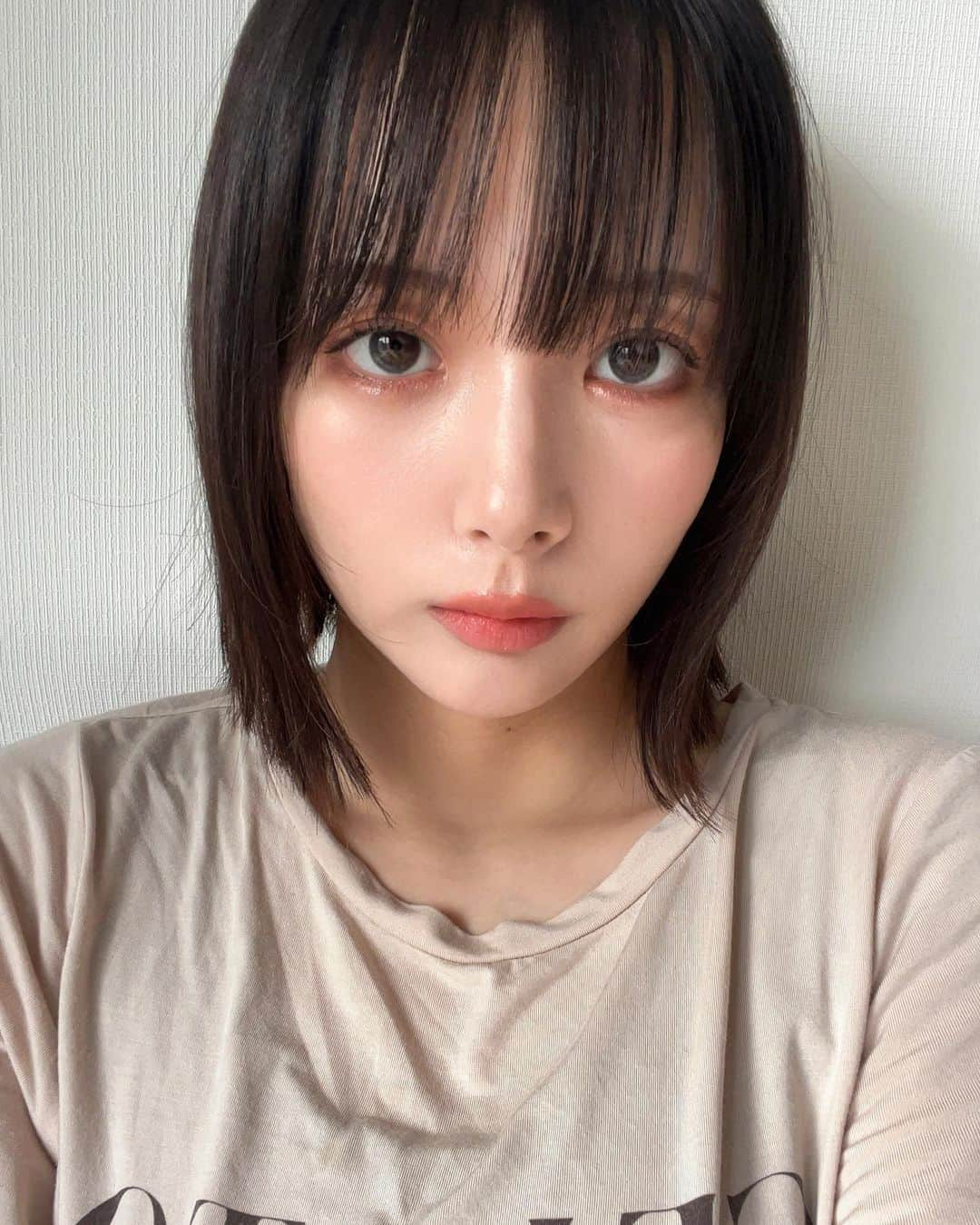 岡田紗佳のインスタグラム：「かみのびた」